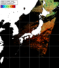 NOAA人工衛星画像:日本全域, パス=20250722 23:49 UTC