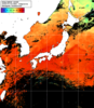 NOAA人工衛星画像:日本全域, 1日合成画像(2025/07/23UTC)