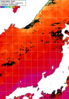NOAA人工衛星画像:日本海, 1日合成画像(2025/07/23UTC)