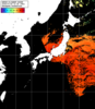 NOAA人工衛星画像:日本全域, パス=20250725 10:28 UTC