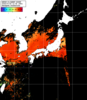 NOAA人工衛星画像:日本全域, パス=20250725 12:08 UTC