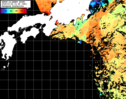 NOAA人工衛星画像:黒潮域, パス=20250725 10:28 UTC