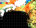 NOAA人工衛星画像:黒潮域, 1日合成画像(2025/07/25UTC)