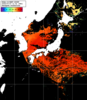 NOAA人工衛星画像:日本全域, パス=20250727 11:41 UTC