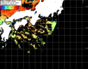 NOAA人工衛星画像:黒潮域, パス=20250727 02:00 UTC