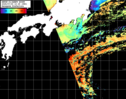 NOAA人工衛星画像:黒潮域, パス=20250730 10:25 UTC