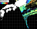 NOAA人工衛星画像:黒潮域, パス=20250730 11:04 UTC
