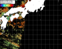 NOAA人工衛星画像:黒潮域, パス=20250731 00:24 UTC