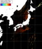 NOAA人工衛星画像:日本全域, パス=20250801 23:43 UTC