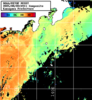 NOAA人工衛星画像:神奈川県近海, 1日合成画像(2025/08/02UTC)