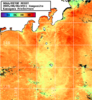 NOAA人工衛星画像:神奈川県近海, 1日合成画像(2025/08/06UTC)