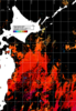 NOAA人工衛星画像:親潮域, 1日合成画像(2025/08/07UTC)
