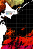 NOAA人工衛星画像:親潮域, 1日合成画像(2025/09/09UTC)