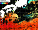 NOAA人工衛星画像:黒潮域, 1日合成画像(2025/09/19UTC)