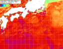 NOAA人工衛星画像:黒潮域, 1週間合成画像(2025/09/14～2025/09/20UTC)
