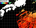 NOAA人工衛星画像:黒潮域, パス=20250921 10:29 UTC