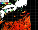 NOAA人工衛星画像:黒潮域, パス=20250921 12:10 UTC