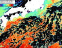 NOAA人工衛星画像:黒潮域, パス=20260113 00:40 UTC