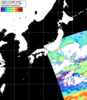NOAA人工衛星画像:日本全域, パス=20260121 10:50 UTC