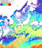 NOAA人工衛星画像:日本全域, 1日合成画像(2026/01/21UTC)