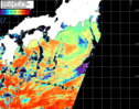 NOAA人工衛星画像:黒潮域, パス=20260228 01:30 UTC