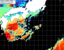 NOAA人工衛星画像:黒潮域, パス=20260407 10:50 UTC