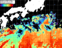 NOAA人工衛星画像:黒潮域, パス=20260410 00:10 UTC
