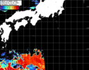 NOAA人工衛星画像:黒潮域, パス=20260412 13:00 UTC