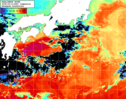 NOAA人工衛星画像:黒潮域, 1日合成画像(2026/04/12UTC)