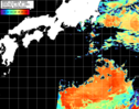 NOAA人工衛星画像:黒潮域, パス=20260412 23:40 UTC