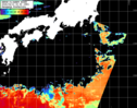 NOAA人工衛星画像:黒潮域, パス=20260413 00:50 UTC