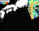 NOAA人工衛星画像:黒潮域, パス=20260414 10:40 UTC
