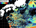 NOAA人工衛星画像:黒潮域, パス=20260417 10:40 UTC
