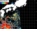 NOAA人工衛星画像:黒潮域, パス=20260417 12:20 UTC