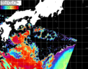 NOAA人工衛星画像:黒潮域, パス=20260418 01:20 UTC