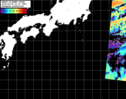 NOAA人工衛星画像:黒潮域, パス=20260418 23:10 UTC