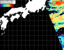 NOAA人工衛星画像:黒潮域, パス=20260419 10:30 UTC
