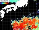 NOAA人工衛星画像:黒潮域, パス=20260422 11:10 UTC