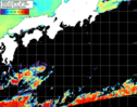 NOAA人工衛星画像:黒潮域, パス=20260424 11:40 UTC