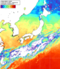 NOAA人工衛星画像:日本全域, 1日合成画像(2026/06/10UTC)