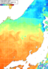 NOAA人工衛星画像:日本海, 1日合成画像(2026/06/10UTC)