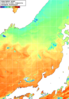 NOAA人工衛星画像:日本海, 1日合成画像(2026/06/11UTC)