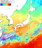 NOAA人工衛星画像:日本全域, 1日合成画像(2026/06/12UTC)