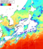 NOAA人工衛星画像:日本全域, 1日合成画像(2026/06/14UTC)