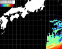 NOAA人工衛星画像:黒潮域, パス=20260615 22:50 UTC