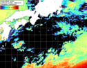 NOAA人工衛星画像:黒潮域, 1日合成画像(2026/06/16UTC)