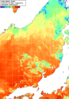 NOAA人工衛星画像:日本海, 1日合成画像(2026/06/18UTC)