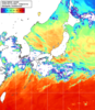 NOAA人工衛星画像:日本全域, 1日合成画像(2026/06/19UTC)