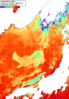 NOAA人工衛星画像:日本海, 1日合成画像(2026/07/15UTC)