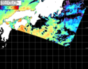 NOAA人工衛星画像:黒潮域, パス=20260719 00:40 UTC